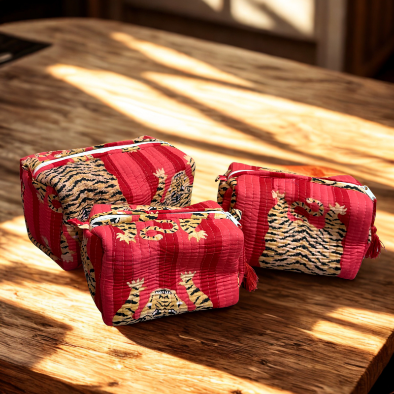 Heritage Bloom Pouch Trio